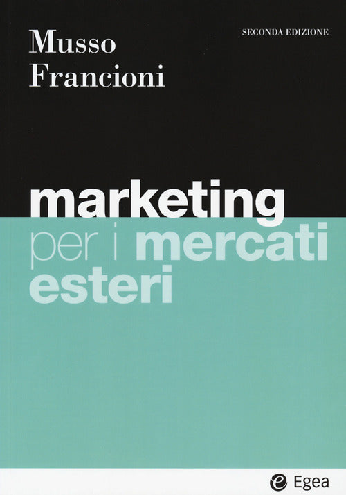 Cover of Marketing per i mercati esteri