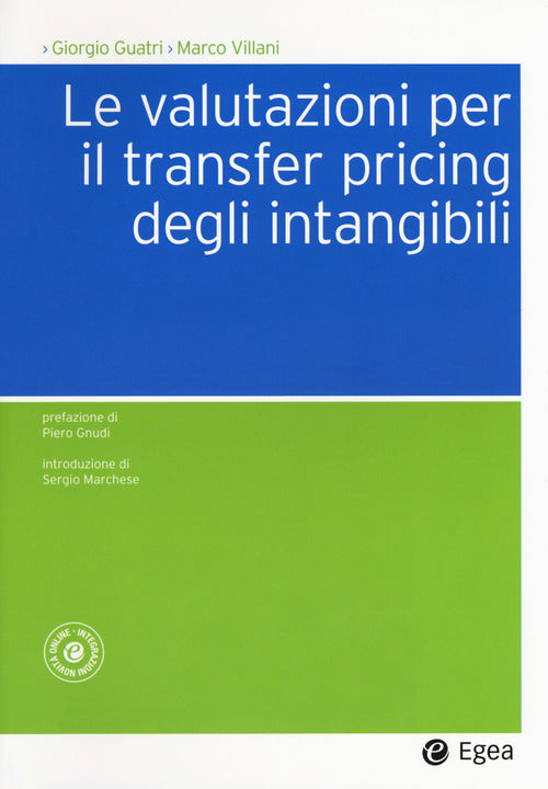 Cover of valutazioni per il transfer pricing degli intangibili