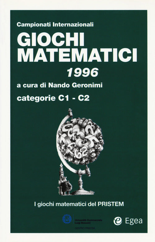 Cover of Giochi matematici 1996. Categorie C1 - C2