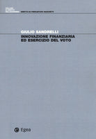 Cover of Innovazione finanziaria ed esercizio del voto
