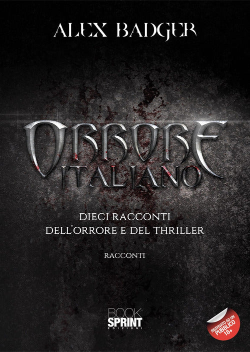 Cover of Orrore italiano. Dieci racconti dell'orrore e del thriller