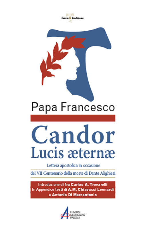 Cover of Candor Lucis aeternae. Lettera apostolica in occasione del VII centenario della morte di Dante Alighieri