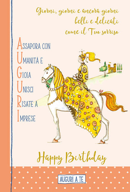 Cover of Auguri a te. Happy birthday lei