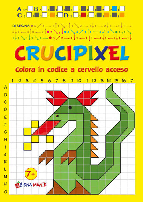 Cover of Crucipixel. Colora in codice a cervello acceso