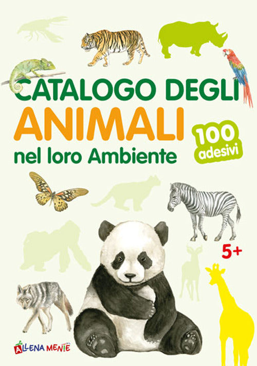 Cover of Catalogo degli animali nel loro ambiente. 100 adesivi
