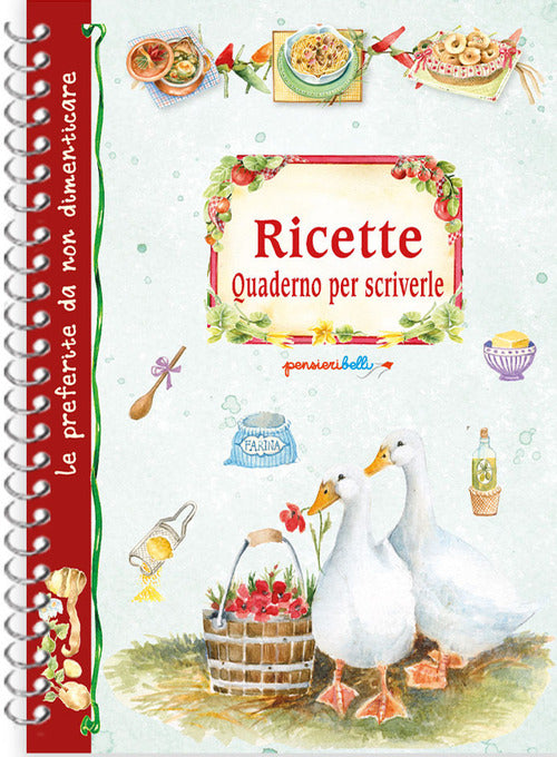 Ricette. Quaderno per scriverle. Oche