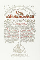 Cover of Vita di san Francesco d'Assisi e Trattato dei Miracoli