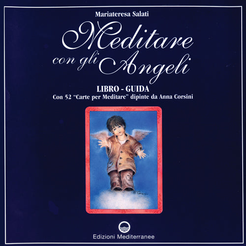 Cover of Meditare con gli angeli. Libro-guida con 52 «Carte per meditare»
