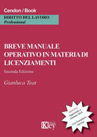 Cover of Breve manuale operativo in materia di licenziamenti