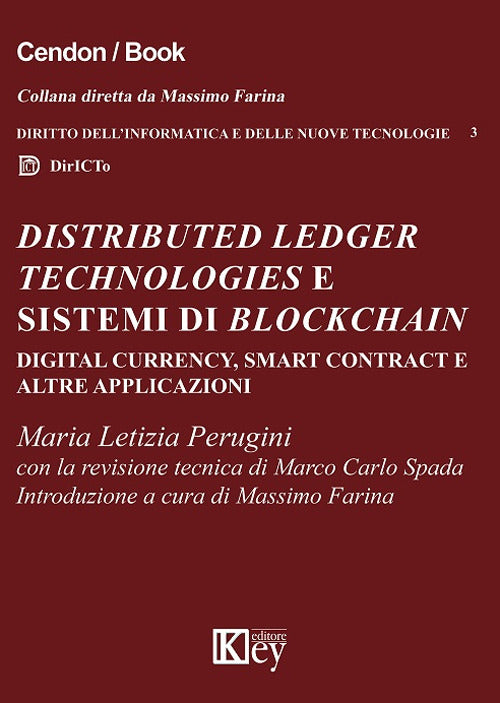 Cover of Distributed ledger technologies e sistemi di Blockchain: digital currency, smart contract e altre applicazioni