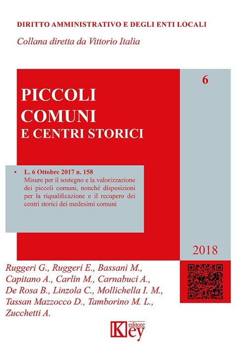 Cover of Piccoli comuni e centri storici