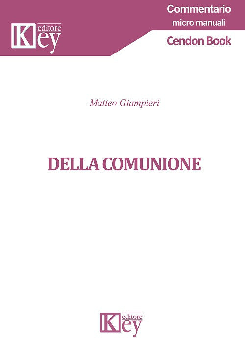 Cover of Della comunione