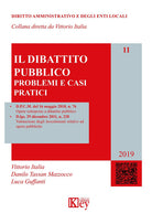 Cover of dibattito pubblico. Problemi e casi pratici