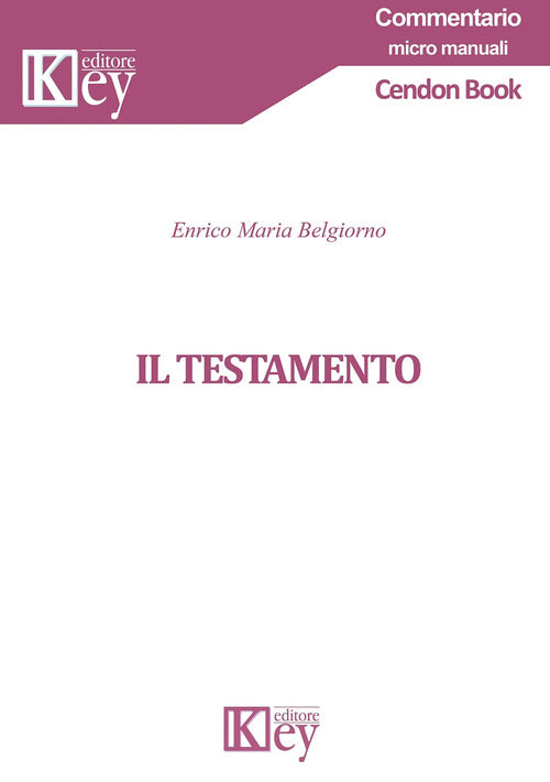 Cover of testamento