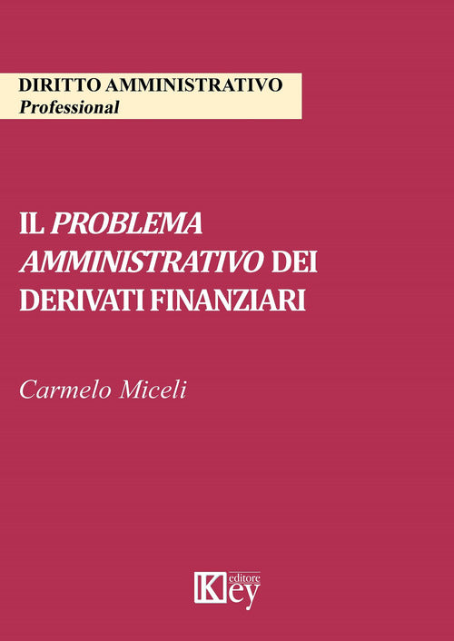 Cover of problema amministrativo dei derivati finanziari