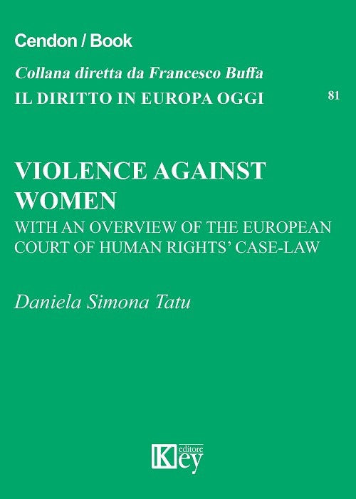Cover of Violence against women. With an overview of the European Court of human-rights' case-law