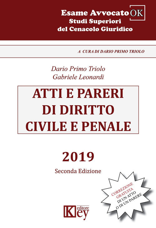 Cover of Atti e pareri di diritto civile e penale