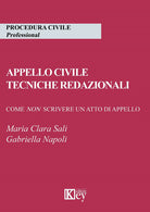 Cover of Appello civile. Tecniche redazionali. Come non scrivere un atto di appello