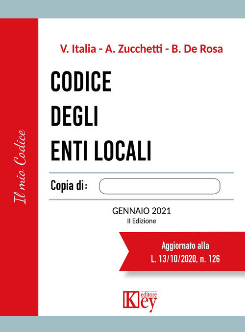 Cover of Codice degli enti locali