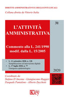 Cover of attività amministrativa. Commento alla L. 241/1990, modif. dalla L. 15/2005