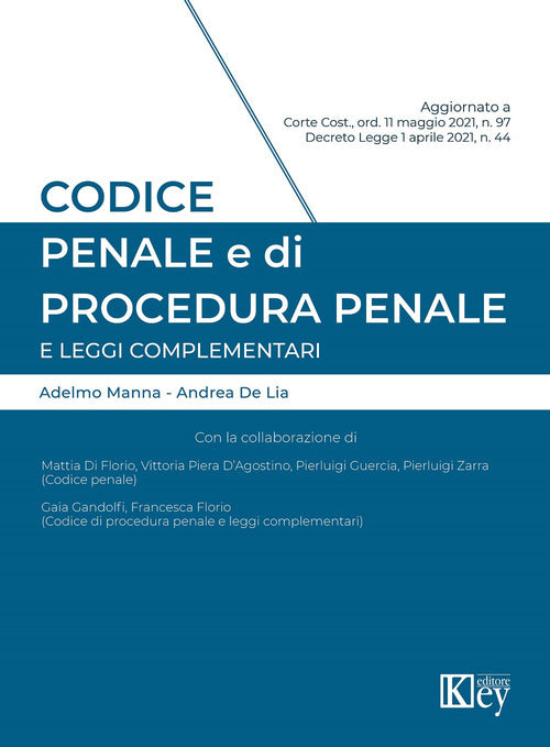 Cover of Codice penale e di procedura penale e leggi complementari