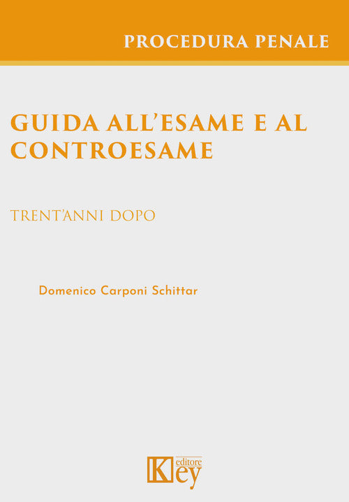 Cover of Guida all'esame e al controesame. Trent'anni dopo