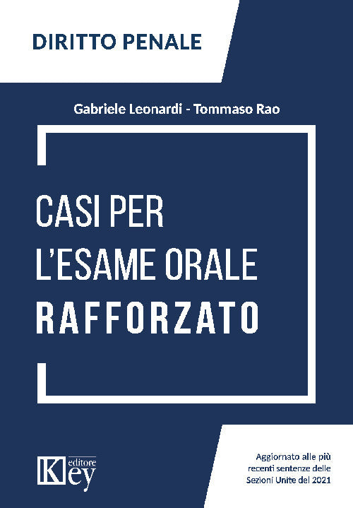 Cover of Casi per l'esame orale rafforzato