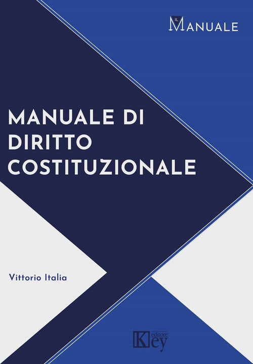 Cover of Manuale di diritto costituzionale