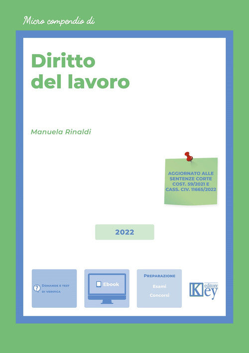 Cover of Diritto del lavoro