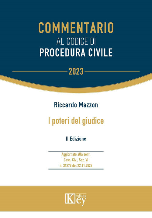 Cover of poteri del giudice