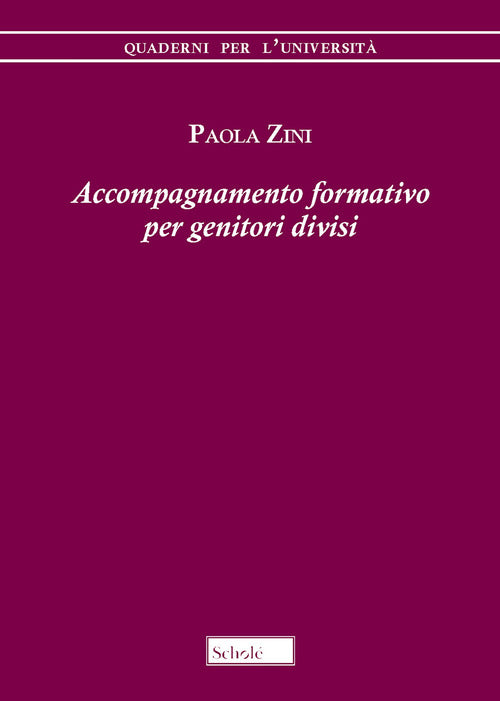 Cover of Accompagnamento formativo per genitori divisi