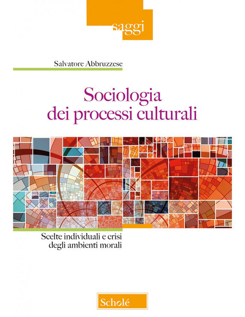 Cover of Sociologia dei processi culturali. Scelte individuali e crisi degli ambienti morali