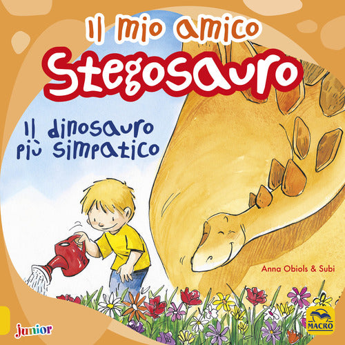Cover of mio amico stegosauro. Il dinosauro più simpatico
