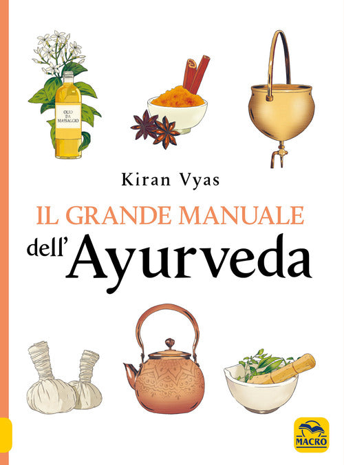 Cover of grande manuale dell'ayurveda