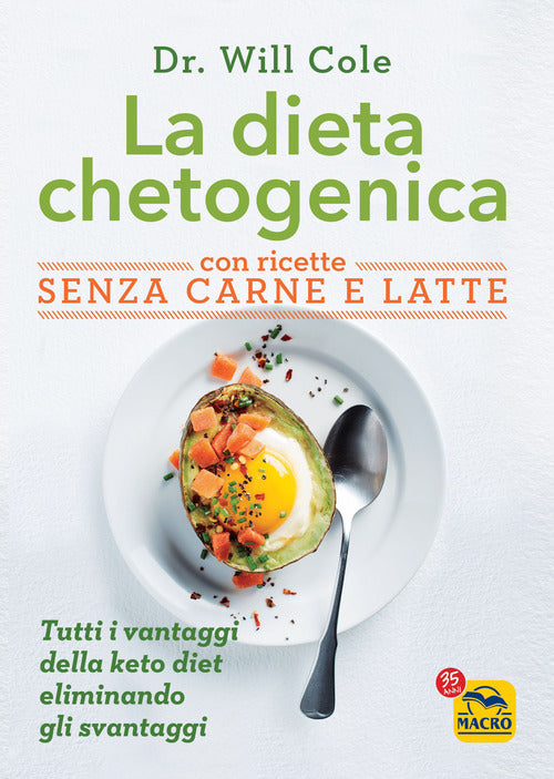 Cover of dieta chetogenica con ricette senza carne e latte