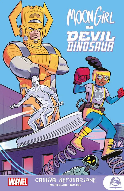 Cover of Cattiva reputazione. Moon Girl e Devil Dinosaur