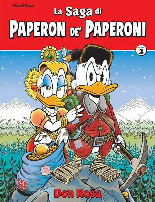 Cover of saga di Paperon de' Paperoni. Ediz. deluxe