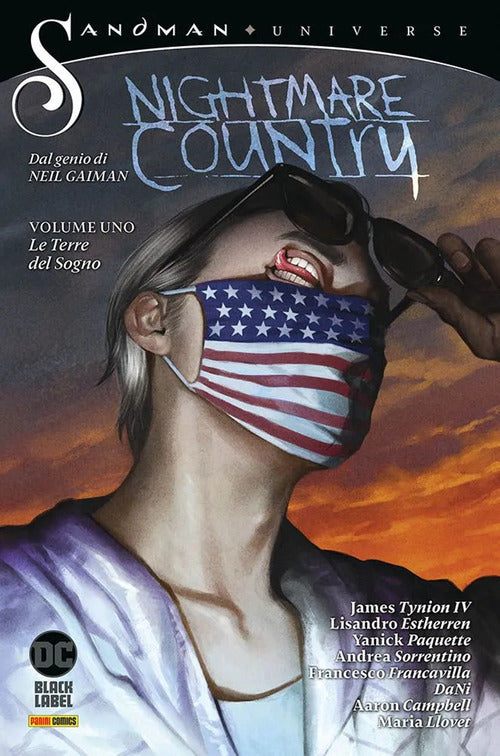 Cover of Nightmare country. Sandman universe