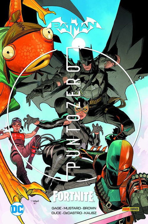 Cover of Punto zero collection. Batman/Fortnite