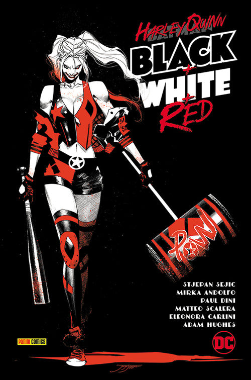 Cover of Black+White+Red. Harley Quinn