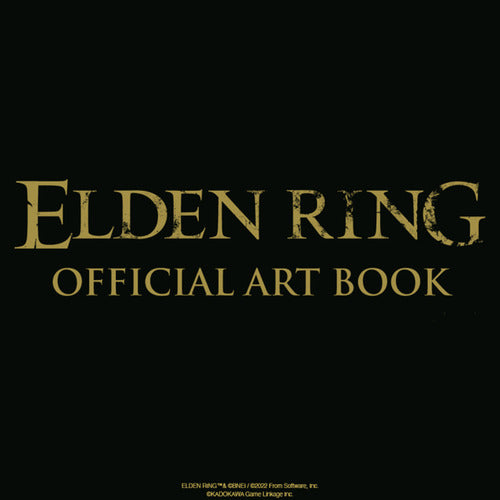 Cover of Elden ring official art book. Cofanetto