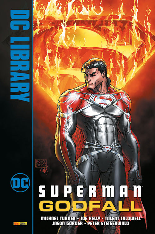 Cover of Godfall. Superman