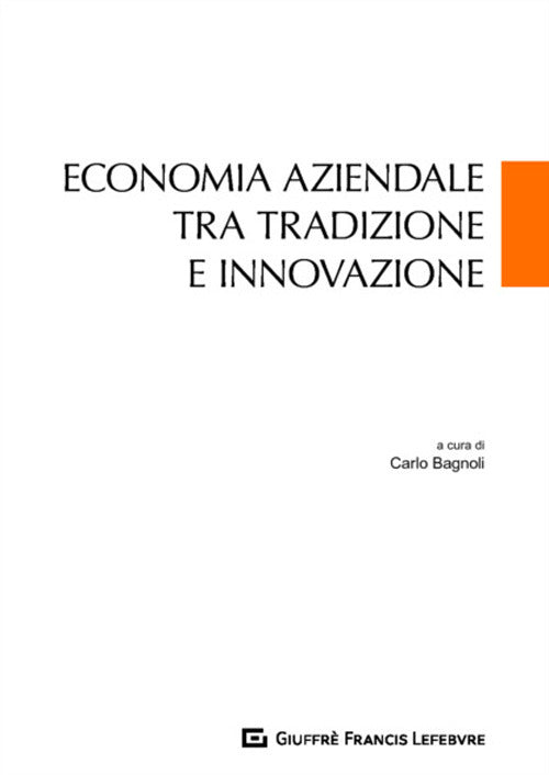 Cover of Economia aziendale tra tradizione e innovazione