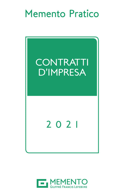 Cover of Memento pratico. Contratti d'impresa 2021