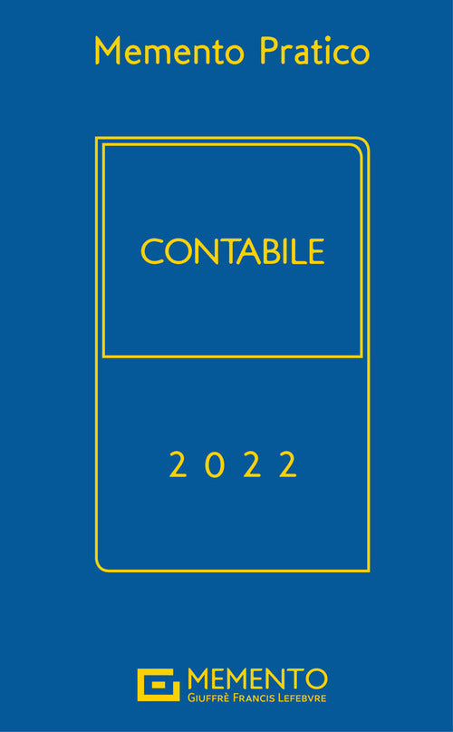 Cover of Memento pratico. Contabile 2022