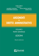 Cover of Argomenti di diritto amministrativo