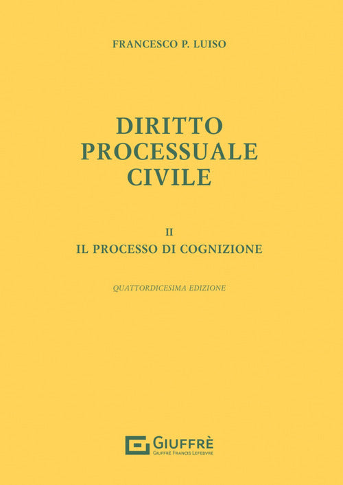 Cover of Diritto processuale civile