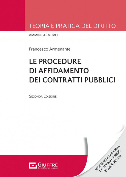 Cover of procedure di affidamento dei contratti pubblici