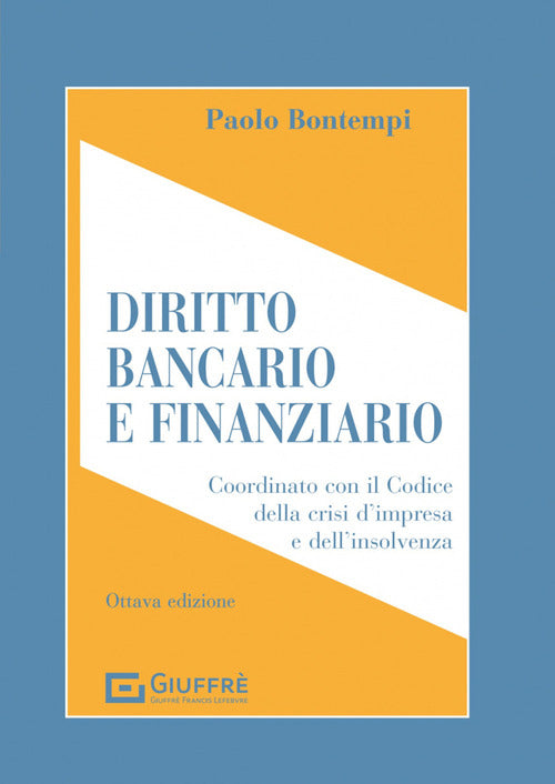 Cover of Diritto bancario e finanziario