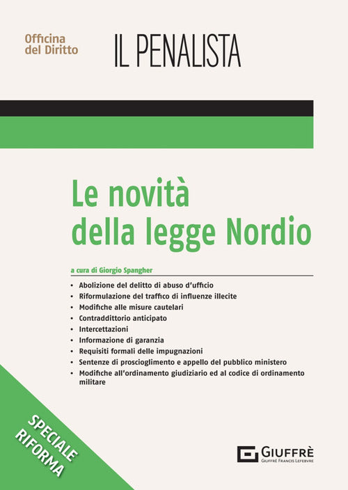 Le novit della legge Nordio